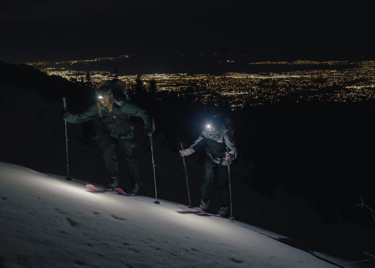 NE Couloir of Lone Peak